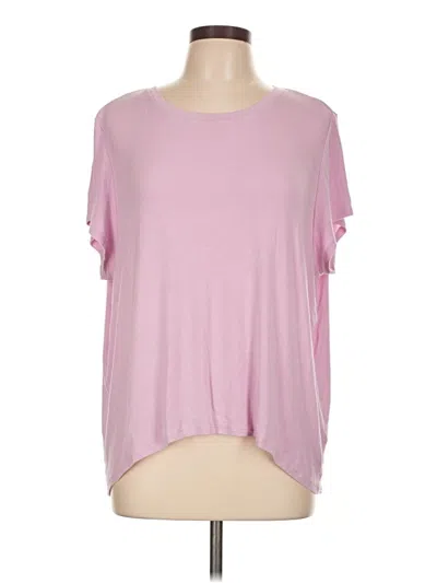 Pre-owned Athleta Short Sleeve T-shirt In Pink