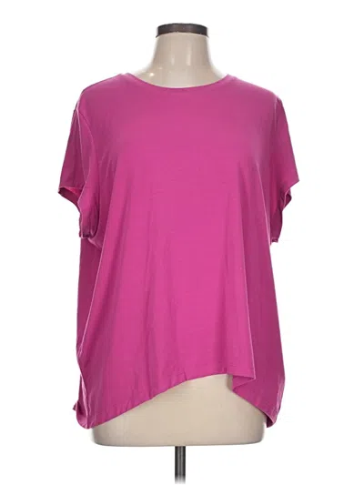 Pre-owned Athleta Short Sleeve T-shirt In Pink