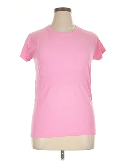 Pre-owned Athleta Short Sleeve T-shirt In Pink