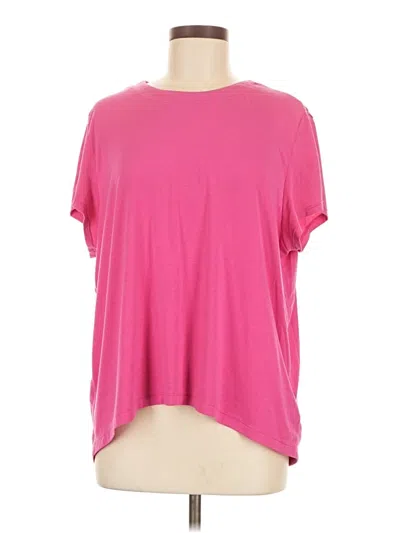 Pre-owned Athleta Short Sleeve T-shirt In Pink