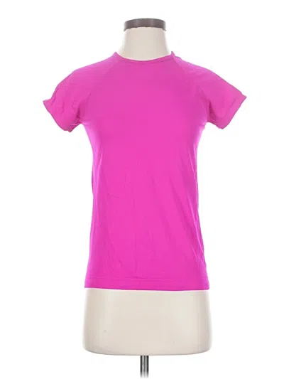 Pre-owned Athleta Short Sleeve T-shirt In Pink