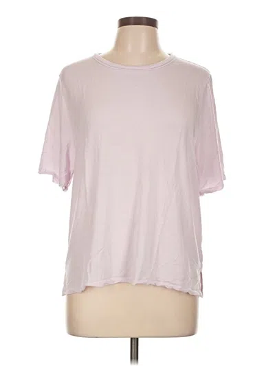 Pre-owned Athleta Short Sleeve T-shirt In Pink