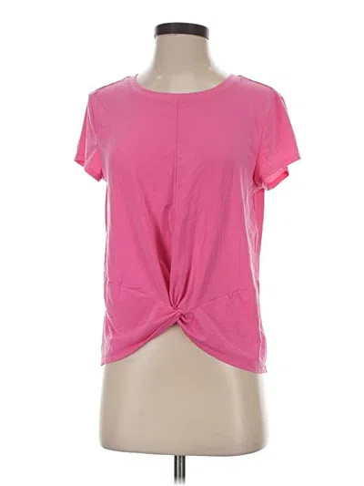 Pre-owned Athleta Short Sleeve T-shirt In Pink