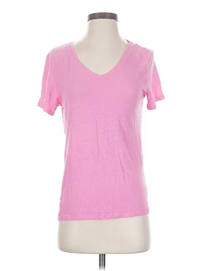 Pre-owned Athleta Short Sleeve T-shirt In Pink