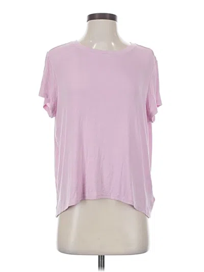 Pre-owned Athleta Short Sleeve T-shirt In Pink