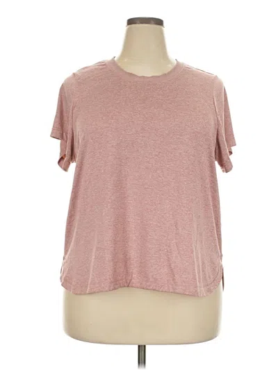 Pre-owned Athleta Short Sleeve T-shirt In Pink