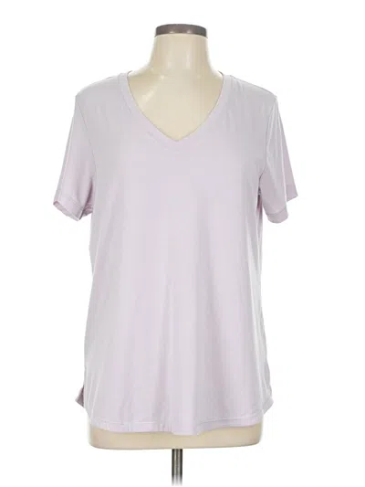 Pre-owned Athleta Short Sleeve T-shirt In Purple