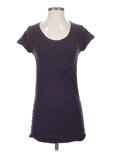 Pre-owned Athleta Short Sleeve T-shirt In Purple