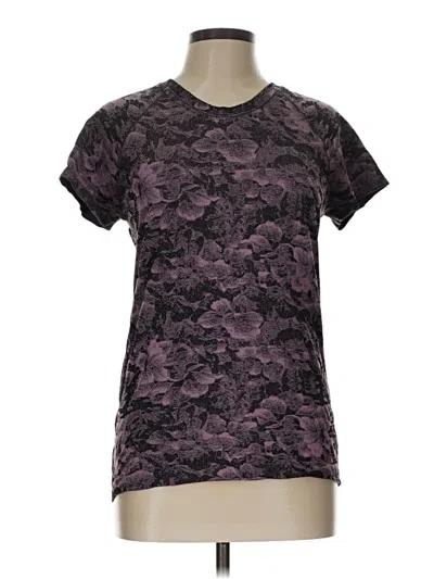 Pre-owned Athleta Short Sleeve T-shirt In Purple