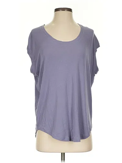 Pre-owned Athleta Short Sleeve T-shirt In Purple