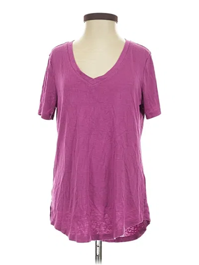 Pre-owned Athleta Short Sleeve T-shirt In Purple