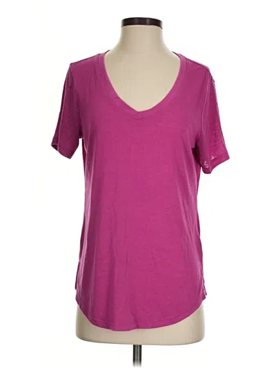 Pre-owned Athleta Short Sleeve T-shirt In Purple