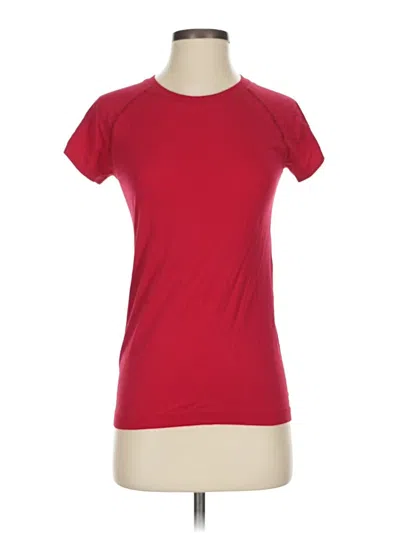 Pre-owned Athleta Short Sleeve T-shirt In Red
