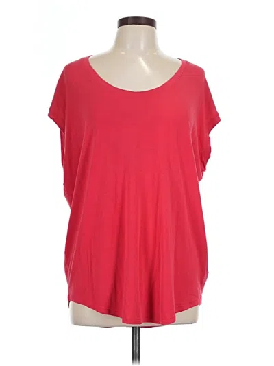 Pre-owned Athleta Short Sleeve T-shirt In Red