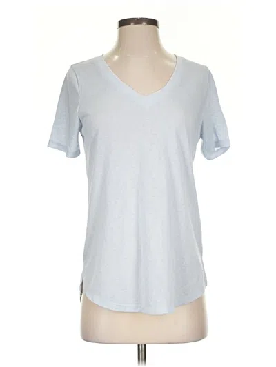 Pre-owned Athleta Short Sleeve T-shirt In Silver