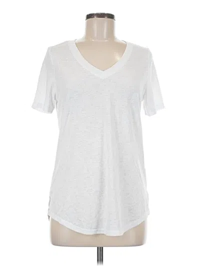 Pre-owned Athleta Short Sleeve T-shirt In Silver