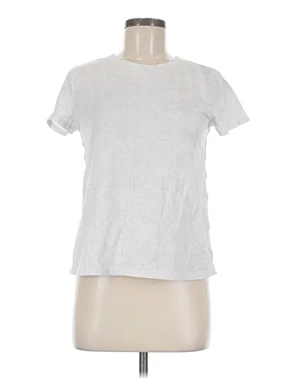 Pre-owned Athleta Short Sleeve T-shirt In Silver