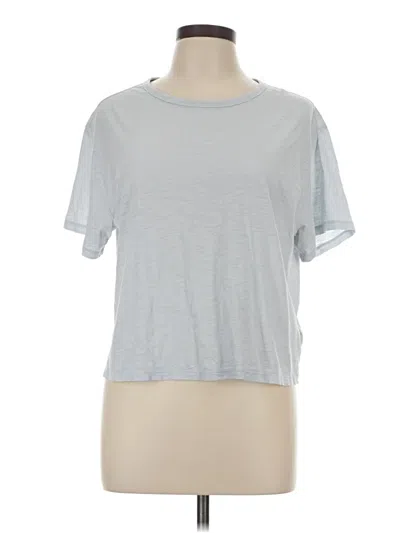 Pre-owned Athleta Short Sleeve T-shirt In Silver
