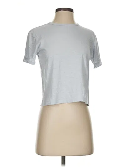 Pre-owned Athleta Short Sleeve T-shirt In Silver
