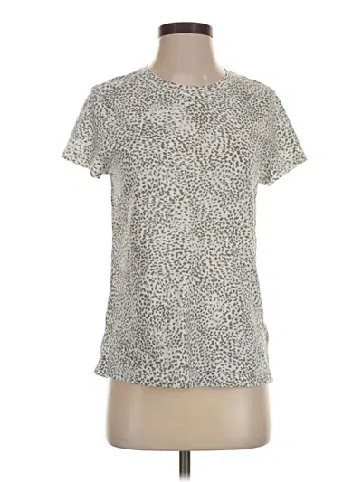 Pre-owned Athleta Short Sleeve T-shirt In Silver