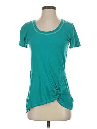 Pre-owned Athleta Short Sleeve T-shirt In Teal