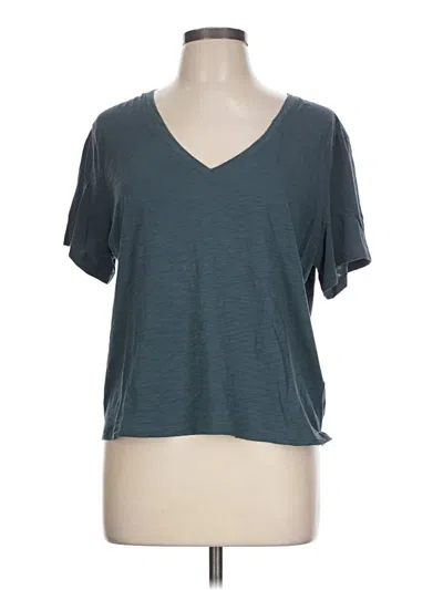 Pre-owned Athleta Short Sleeve T-shirt In Teal