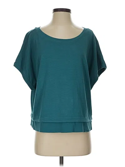 Pre-owned Athleta Short Sleeve T-shirt In Teal