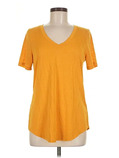 Pre-owned Athleta Short Sleeve T-shirt In Yellow