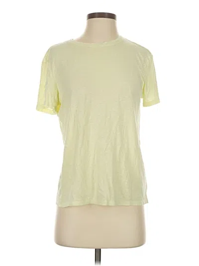 Pre-owned Athleta Short Sleeve T-shirt In Yellow