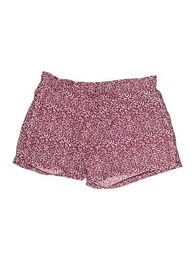 Pre-owned Athleta Shorts In Burgundy