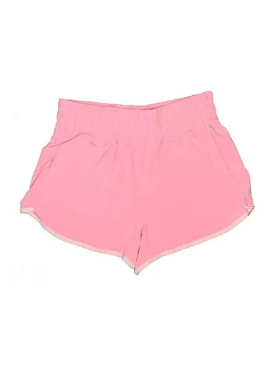 Pre-owned Athleta Kids' Shorts In Pink