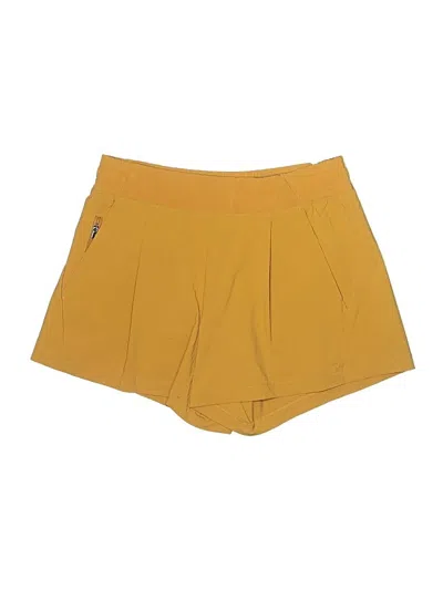 Pre-owned Athleta Shorts In Yellow