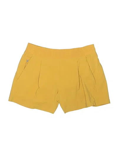Pre-owned Athleta Shorts In Yellow