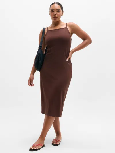Athleta Signature Rib Apron Dress In Woodland
