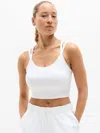 Athleta Signature Rib Double Strap Tank In White
