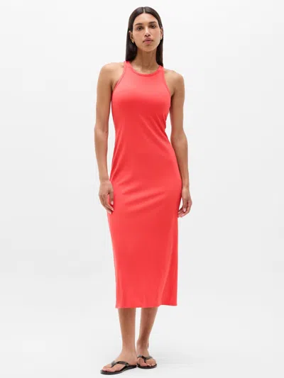Athleta Signature Rib Maxi Dress In Red