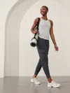 Athleta Signature Rib Tank In Grey