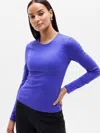 Athleta Signature Rib Top In Blue