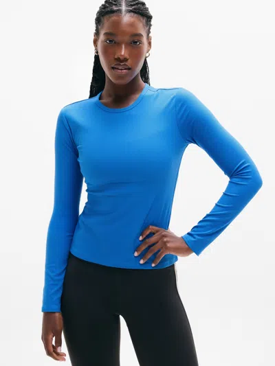 Athleta Signature Rib Top In Blue