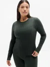 Athleta Signature Rib Top In Green
