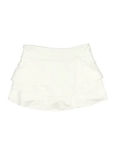 Pre-owned Athleta Kids' Skirt In White