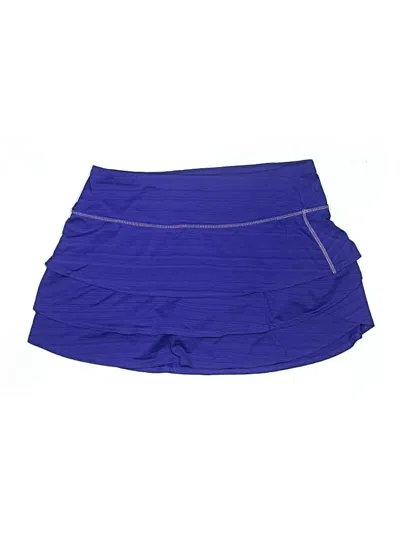 Pre-owned Athleta Skort In Blue