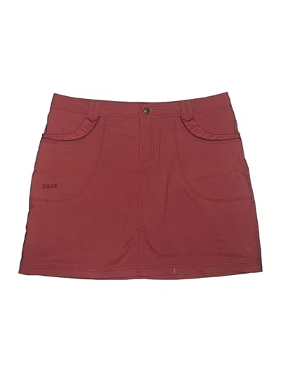 Pre-owned Athleta Skort In Burgundy
