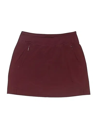 Pre-owned Athleta Skort In Burgundy