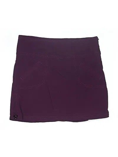 Pre-owned Athleta Skort In Burgundy