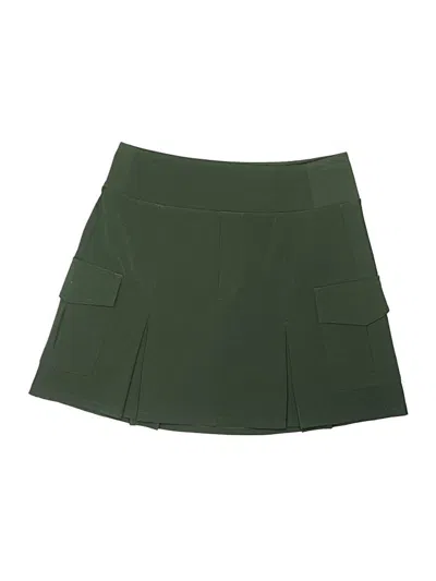 Pre-owned Athleta Skort In Green