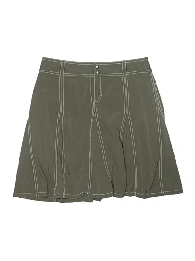 Pre-owned Athleta Skort In Green