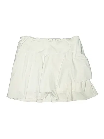 Pre-owned Athleta Skort In Ivory