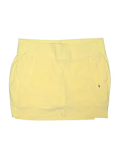Pre-owned Athleta Skort In Yellow