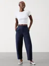 Athleta Skyline Barrel Leg Pant In Navy